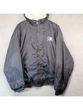 MLB Vintage Windbreaker Jacket Zip size XL Gear for Sports